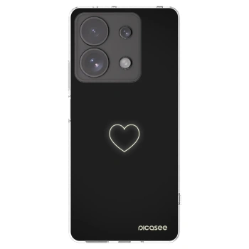 Picasee átlátszó szilikon tok az alábbi mobiltelefonokra Xiaomi Redmi Note 13 Pro 4G - Heart
