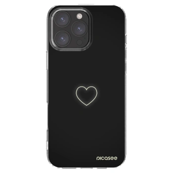 Picasee átlátszó szilikon tok az alábbi mobiltelefonokra Apple iPhone 16 Pro Max - Heart