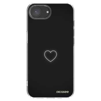 Picasee átlátszó szilikon tok az alábbi mobiltelefonokra Apple iPhone 16e - Heart