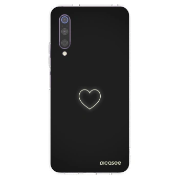 Picasee átlátszó szilikon tok az alábbi mobiltelefonokra Xiaomi Mi 9 - Heart