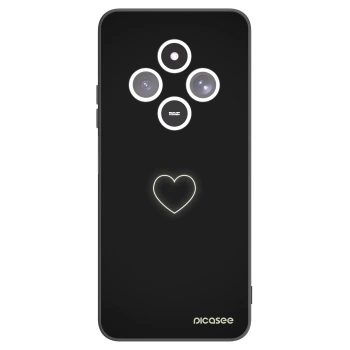 Picasee fekete szilikon tok az alábbi mobiltelefonokra Xiaomi Redmi 14C - Heart