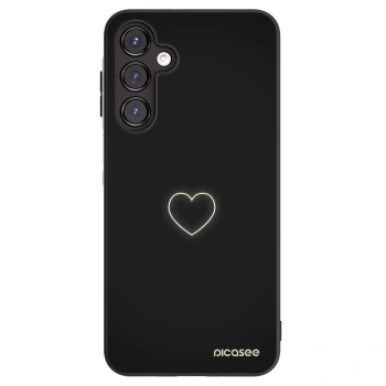 Picasee fekete szilikon tok az alábbi mobiltelefonokra Samsung Galaxy A16 5G - Heart