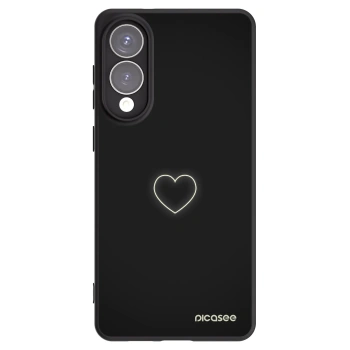 Picasee fekete szilikon tok az alábbi mobiltelefonokra Samsung Galaxy S25 Edge 5G - Heart