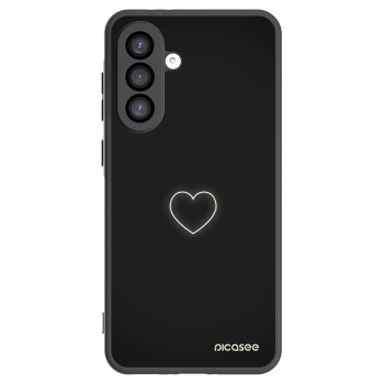 Picasee fekete szilikon tok az alábbi mobiltelefonokra Samsung Galaxy A26 5G A266B - Heart