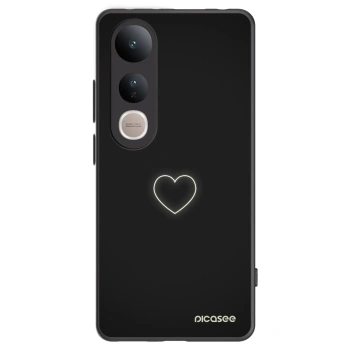 Picasee fekete szilikon tok az alábbi mobiltelefonokra Vivo V50 Lite 5G - Heart
