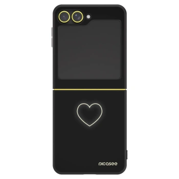 Szilikon tok erre a típusra Samsung Galaxy Z Flip5 5G - Heart