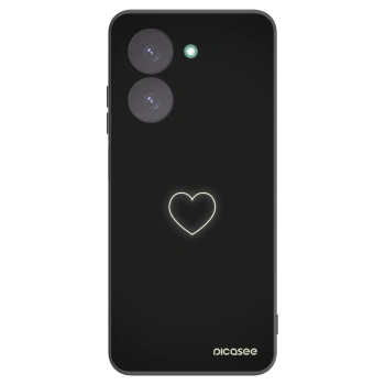 Picasee fekete szilikon tok az alábbi mobiltelefonokra Xiaomi Redmi A5 - Heart