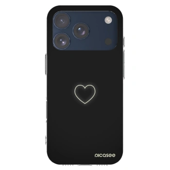 Picasee átlátszó szilikon tok az alábbi mobiltelefonokra Apple iPhone 17 Pro - Heart