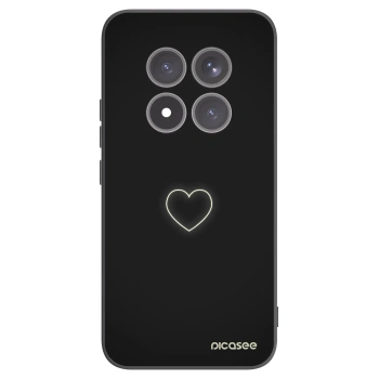 Picasee fekete szilikon tok az alábbi mobiltelefonokra Xiaomi Redmi Note 15 Pro+ - Heart