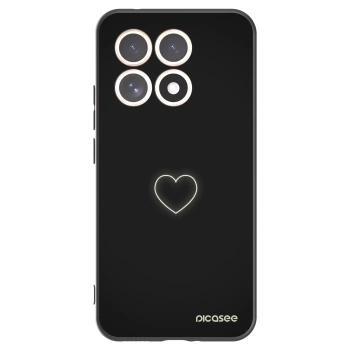 Picasee fekete szilikon tok az alábbi mobiltelefonokra Xiaomi 15T - Heart