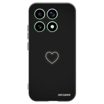 Picasee fekete szilikon tok az alábbi mobiltelefonokra Xiaomi 17 - Heart