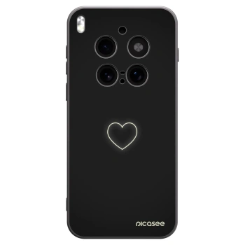 Picasee fekete szilikon tok az alábbi mobiltelefonokra Vivo X300 Pro - Heart