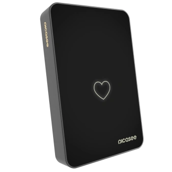 Picasee Powerbank MagSafe 10 000 mAh Szürke - Heart