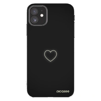 Picasee átlátszó szilikon tok az alábbi mobiltelefonokra Apple iPhone 11 - Heart