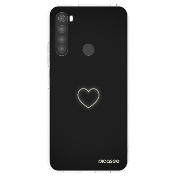 Picasee átlátszó szilikon tok az alábbi mobiltelefonokra Xiaomi Redmi Note 8 - Heart