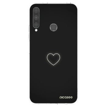 Picasee átlátszó szilikon tok az alábbi mobiltelefonokra Huawei P40 Lite E - Heart