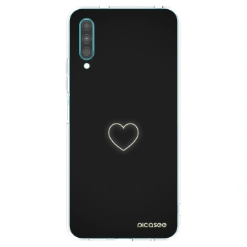 Picasee átlátszó szilikon tok az alábbi mobiltelefonokra Samsung Galaxy A30s A307F - Heart
