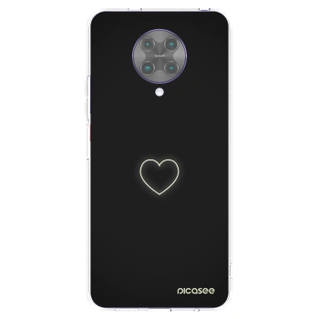 Picasee átlátszó szilikon tok az alábbi mobiltelefonokra Xiaomi Poco F2 Pro - Heart