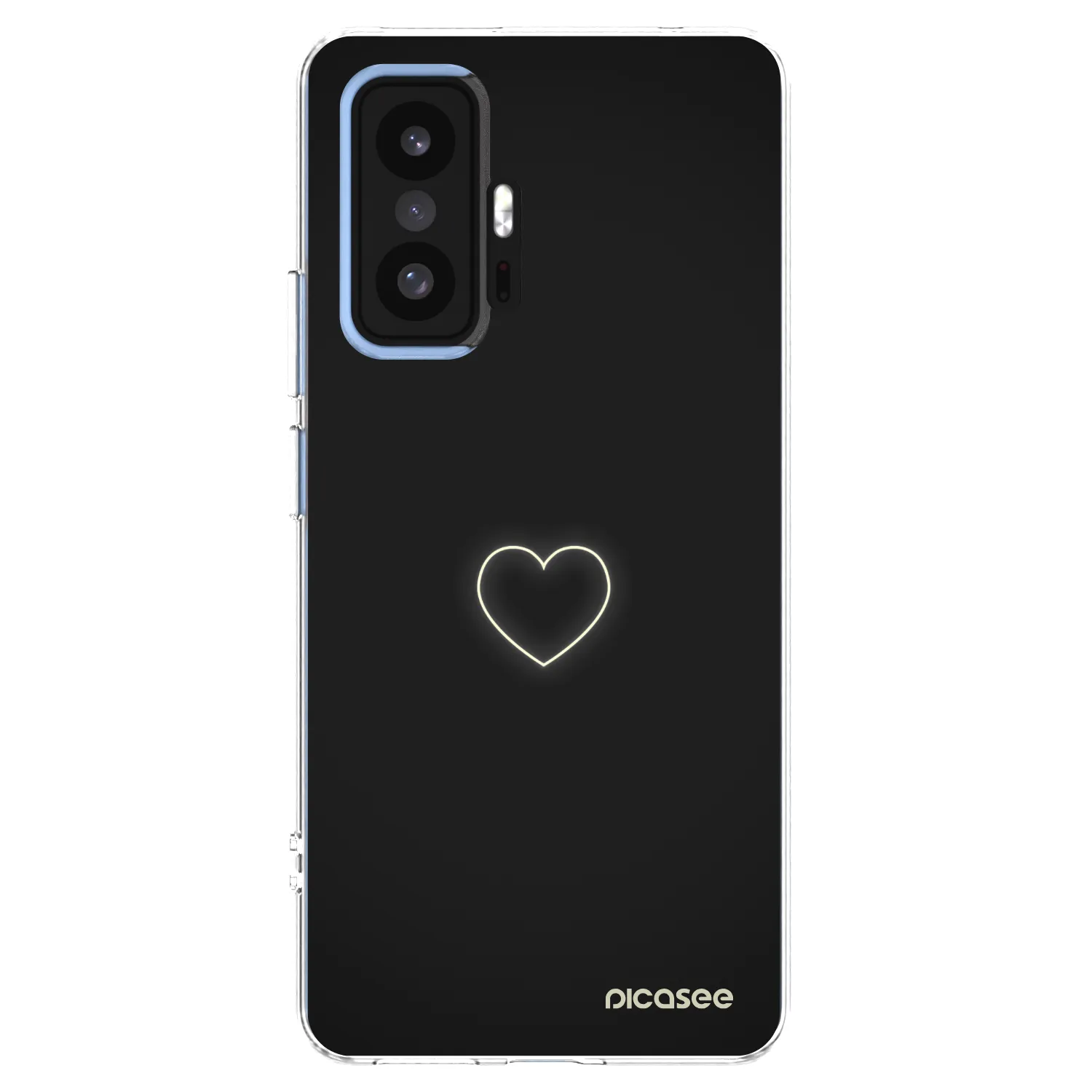 Picasee átlátszó szilikon tok az alábbi mobiltelefonokra Xiaomi 11T Pro - Heart