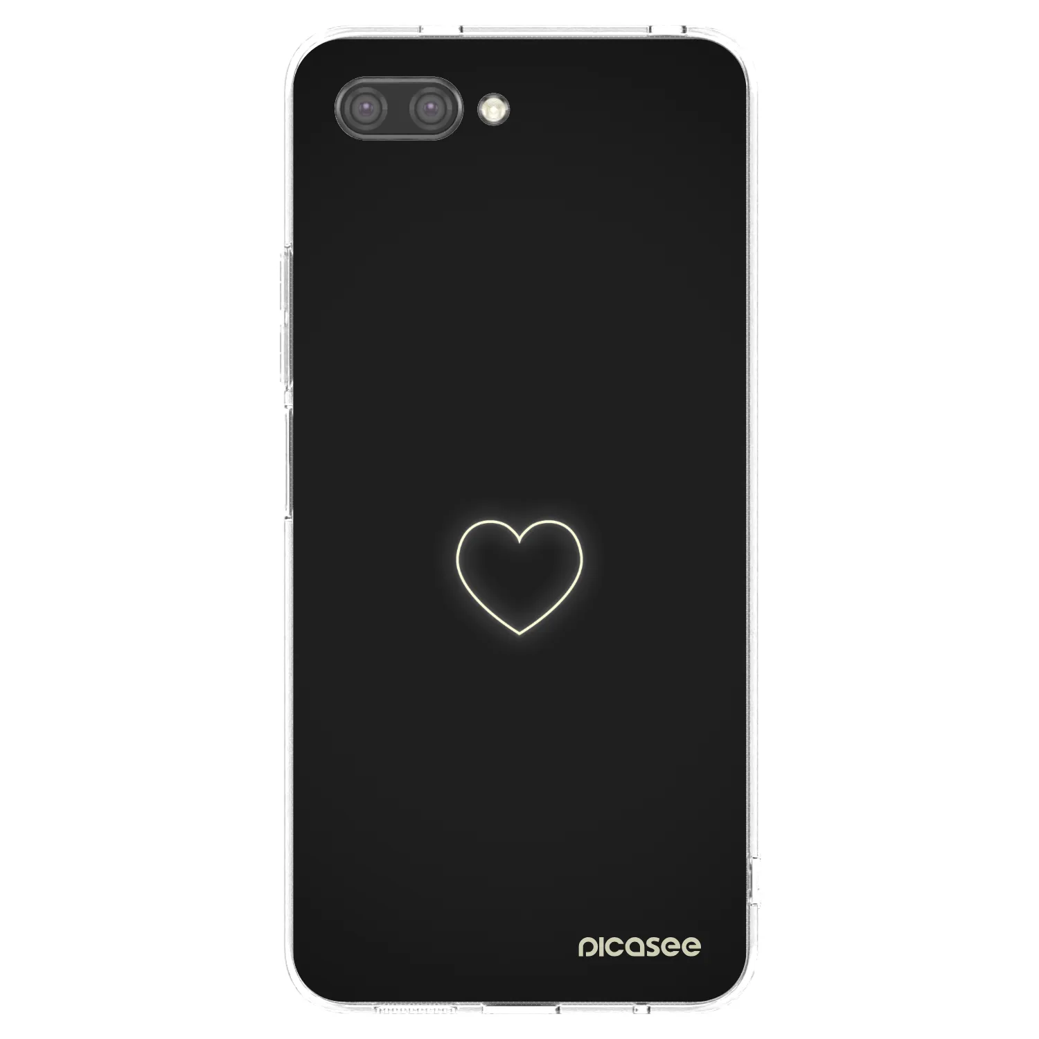 Picasee átlátszó szilikon tok az alábbi mobiltelefonokra Honor 10 - Heart