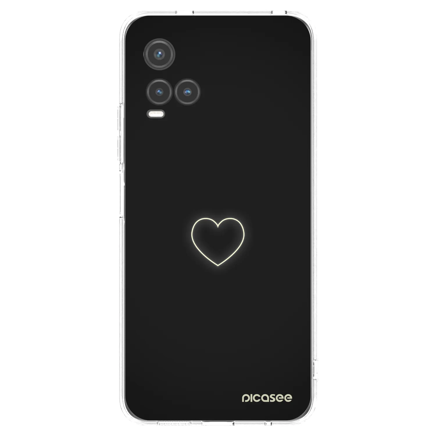 Picasee átlátszó szilikon tok az alábbi mobiltelefonokra Vivo Y33s - Heart