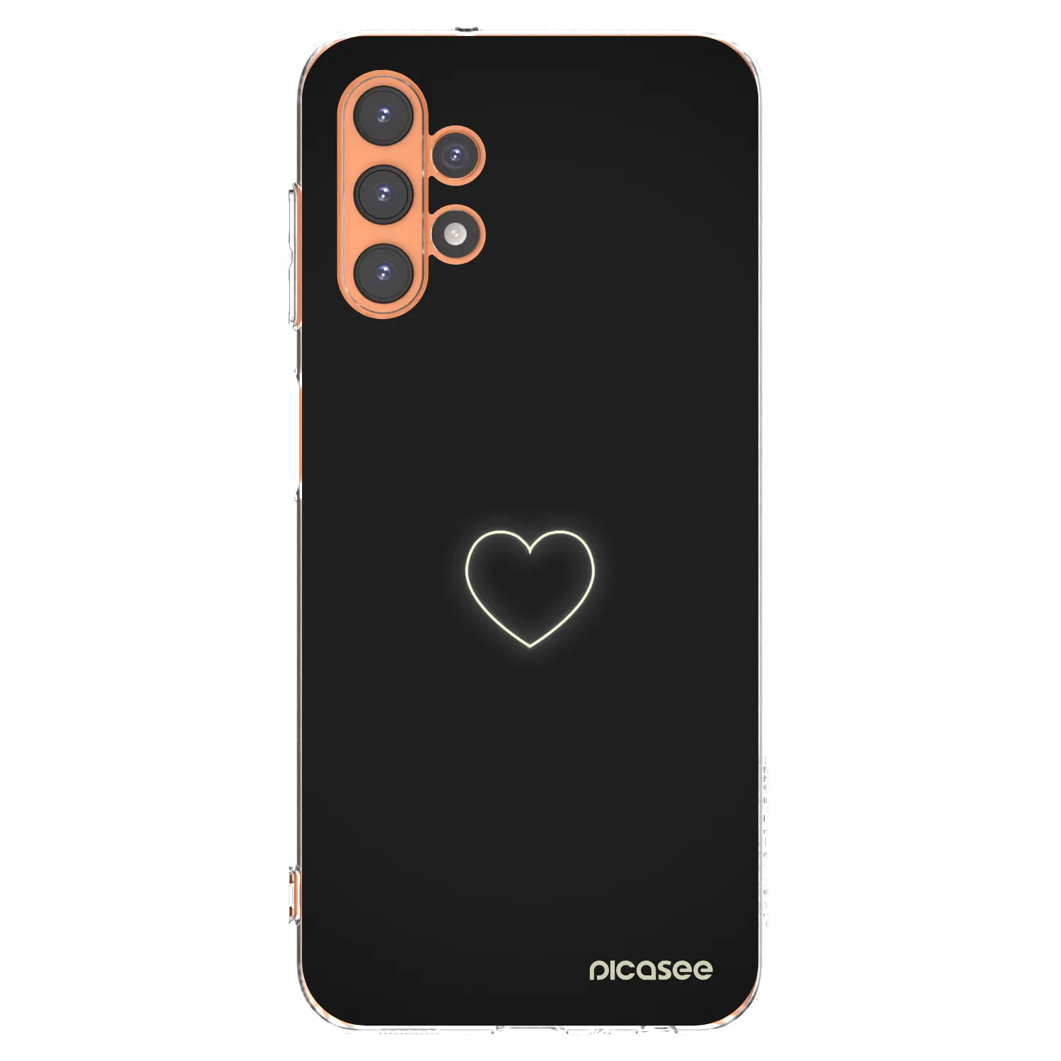 Picasee átlátszó szilikon tok az alábbi mobiltelefonokra Samsung Galaxy A13 4G A135 - Heart