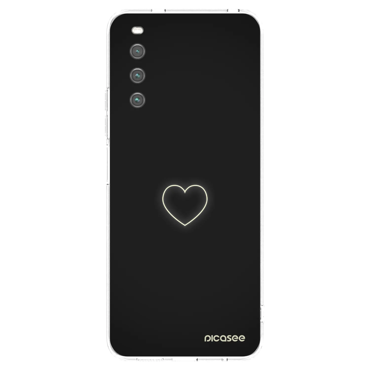 Picasee átlátszó szilikon tok az alábbi mobiltelefonokra Sony Xperia 10 IV 5G - Heart