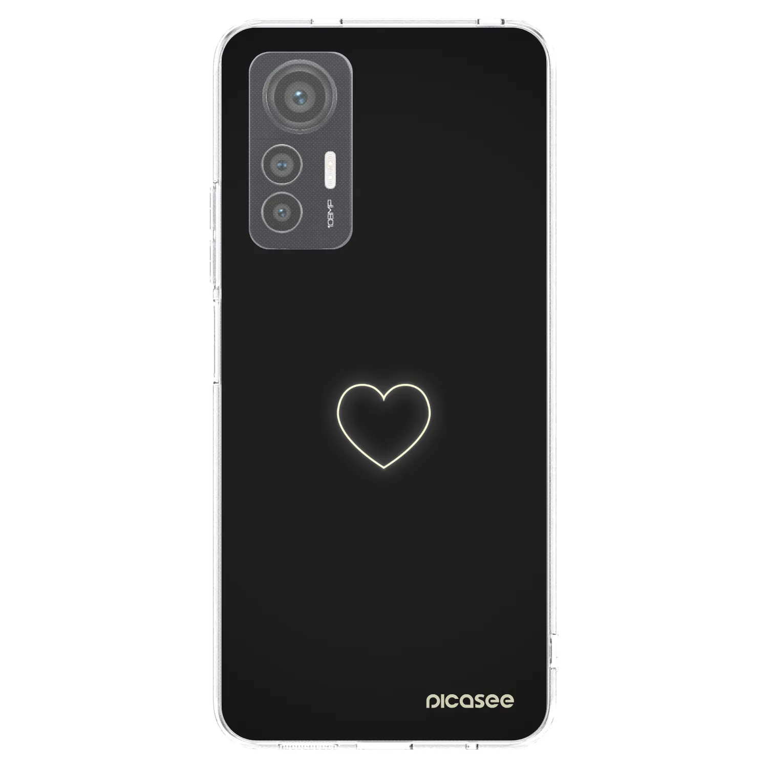 Picasee átlátszó szilikon tok az alábbi mobiltelefonokra Xiaomi 12 Lite - Heart