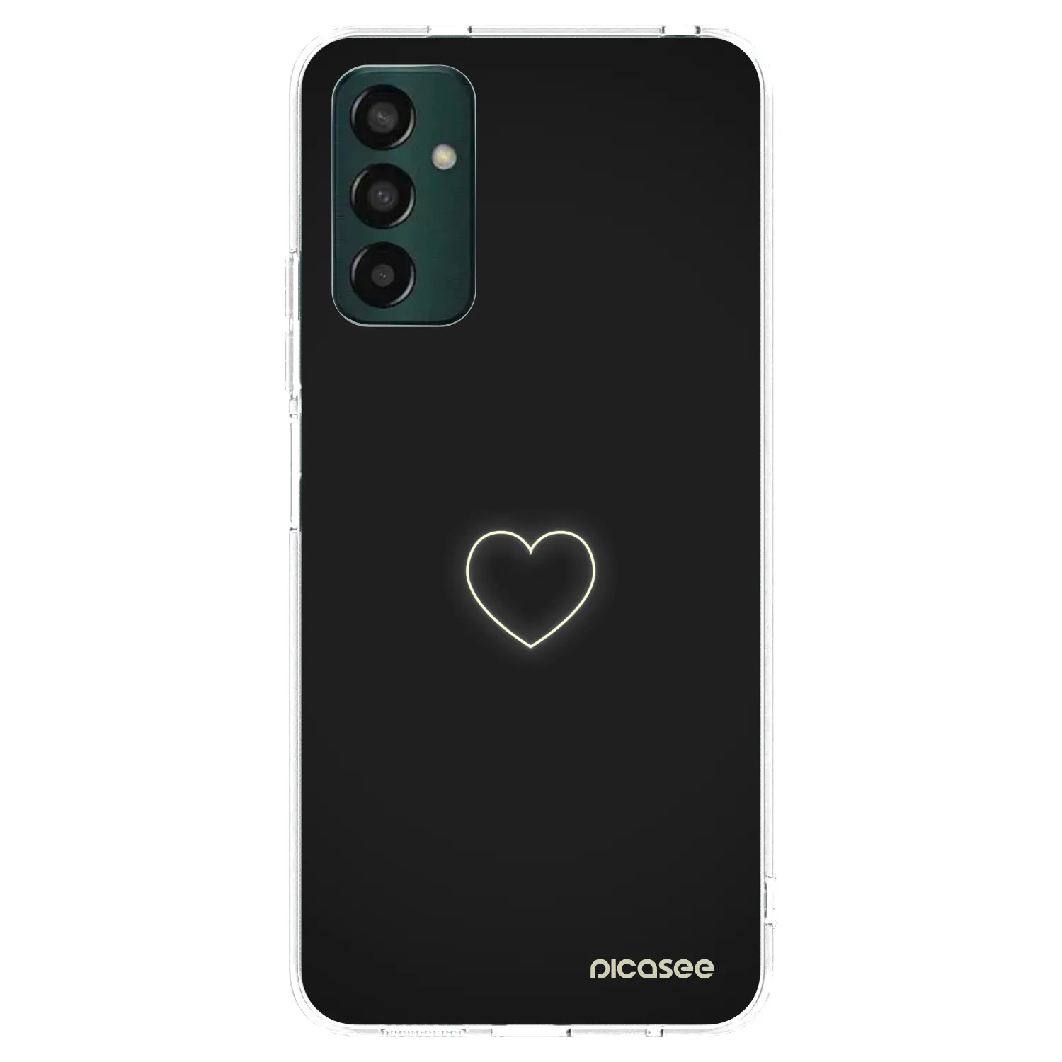 Picasee átlátszó szilikon tok az alábbi mobiltelefonokra Samsung Galaxy M23 5G - Heart