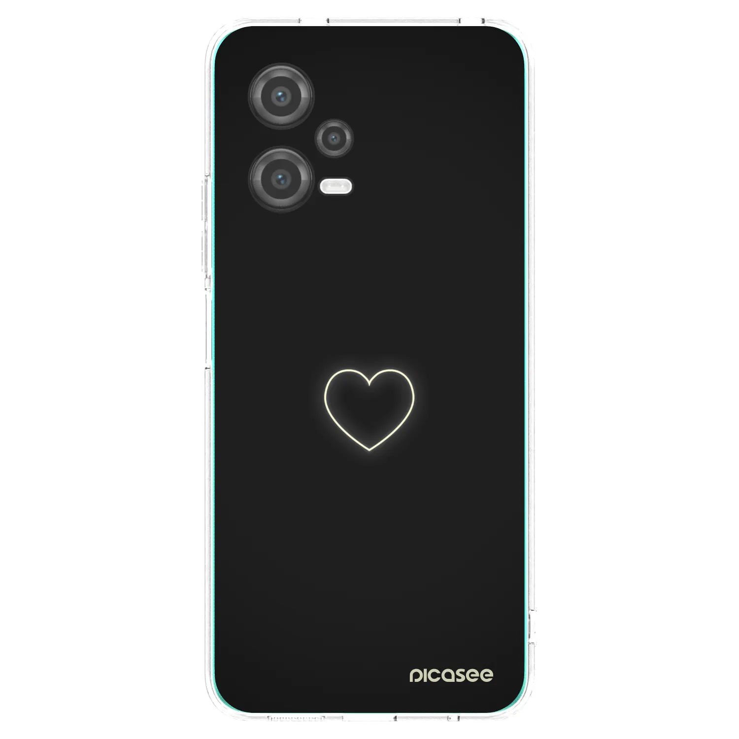Picasee átlátszó szilikon tok az alábbi mobiltelefonokra Xiaomi Poco X5 - Heart