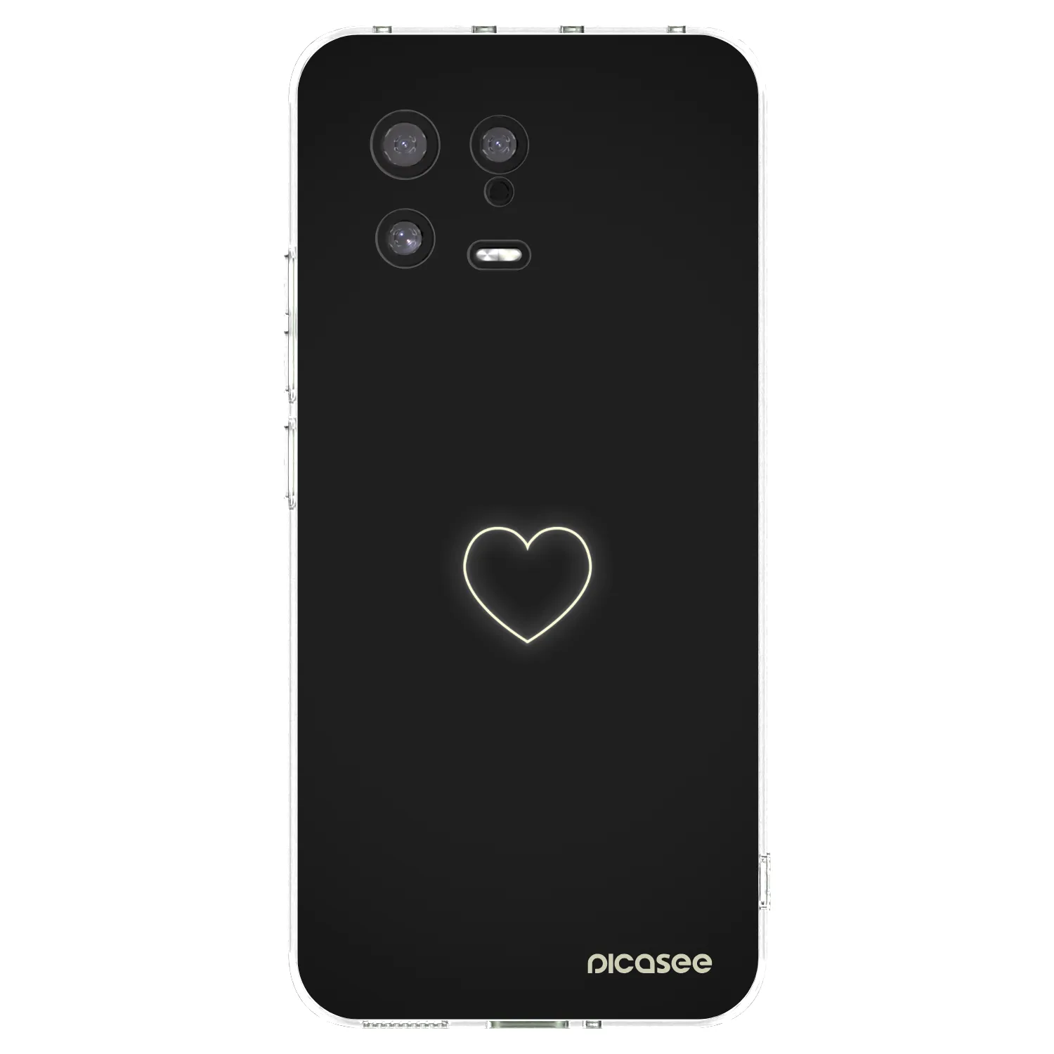 Picasee átlátszó szilikon tok az alábbi mobiltelefonokra Xiaomi 13 - Heart