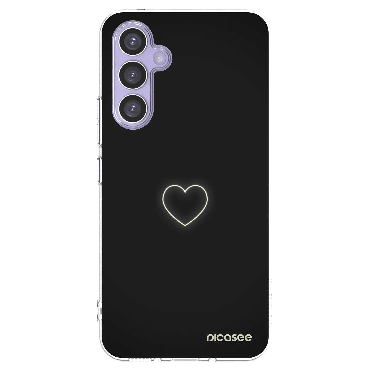 Picasee átlátszó szilikon tok az alábbi mobiltelefonokra Samsung Galaxy A54 5G A546B - Heart