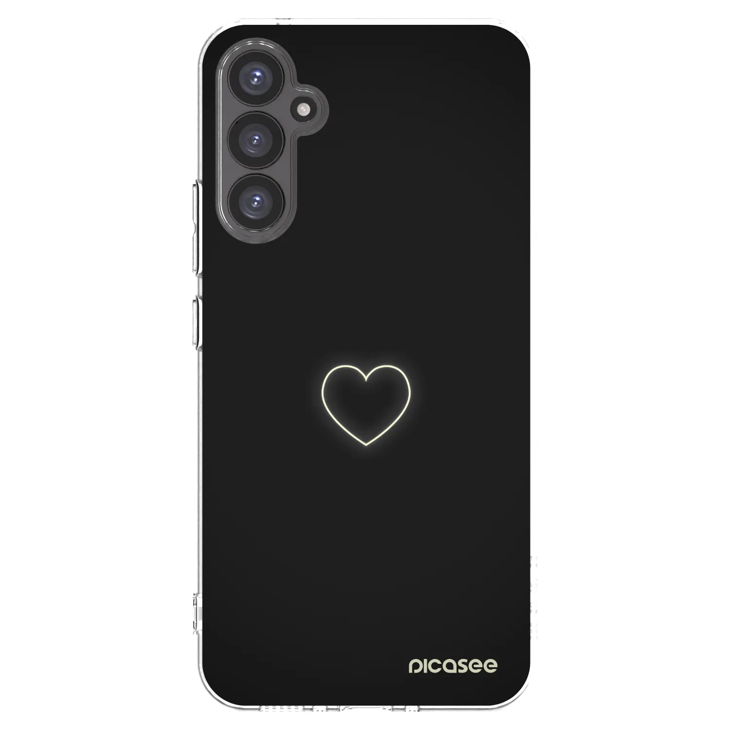Picasee átlátszó szilikon tok az alábbi mobiltelefonokra Samsung Galaxy A34 5G A346B - Heart
