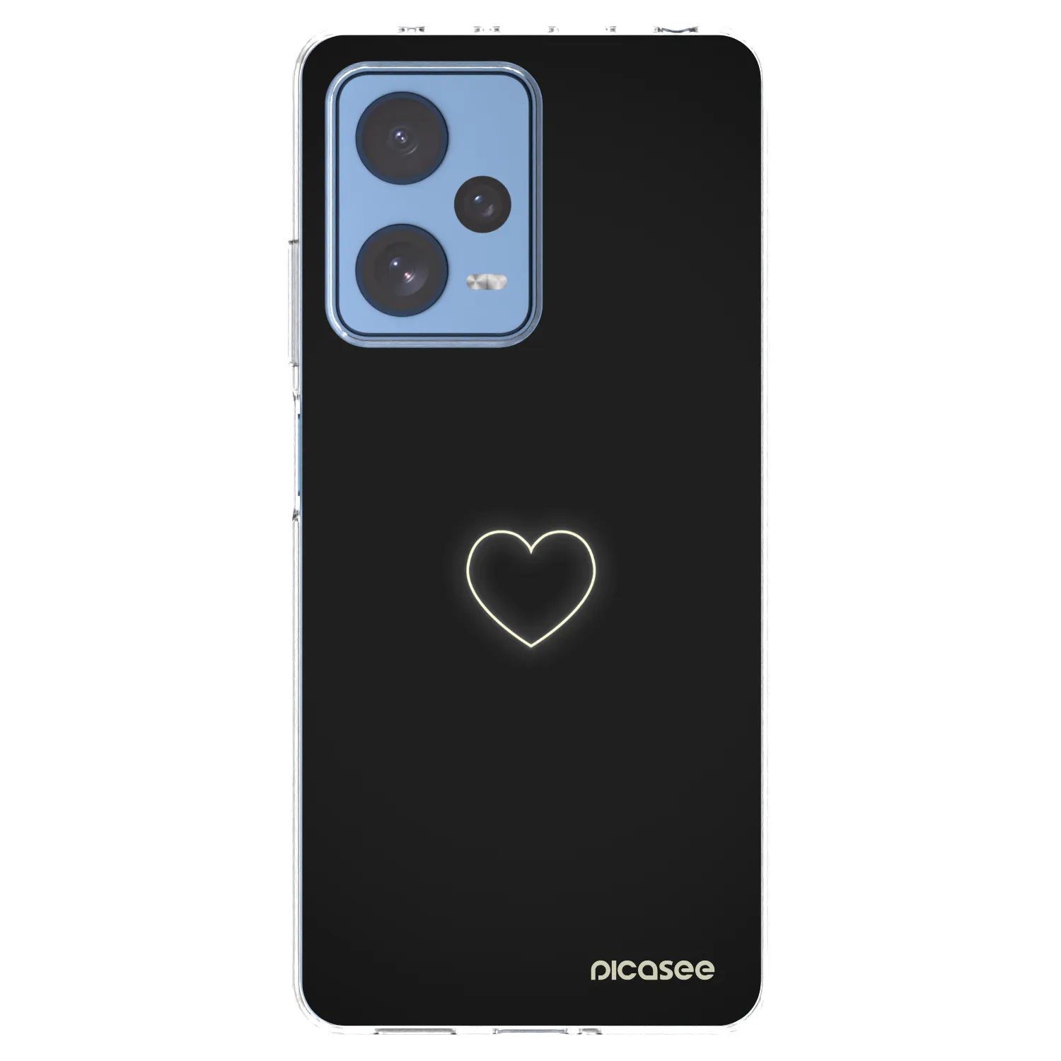 Picasee átlátszó szilikon tok az alábbi mobiltelefonokra Xiaomi Redmi Note 12 Pro 5G - Heart