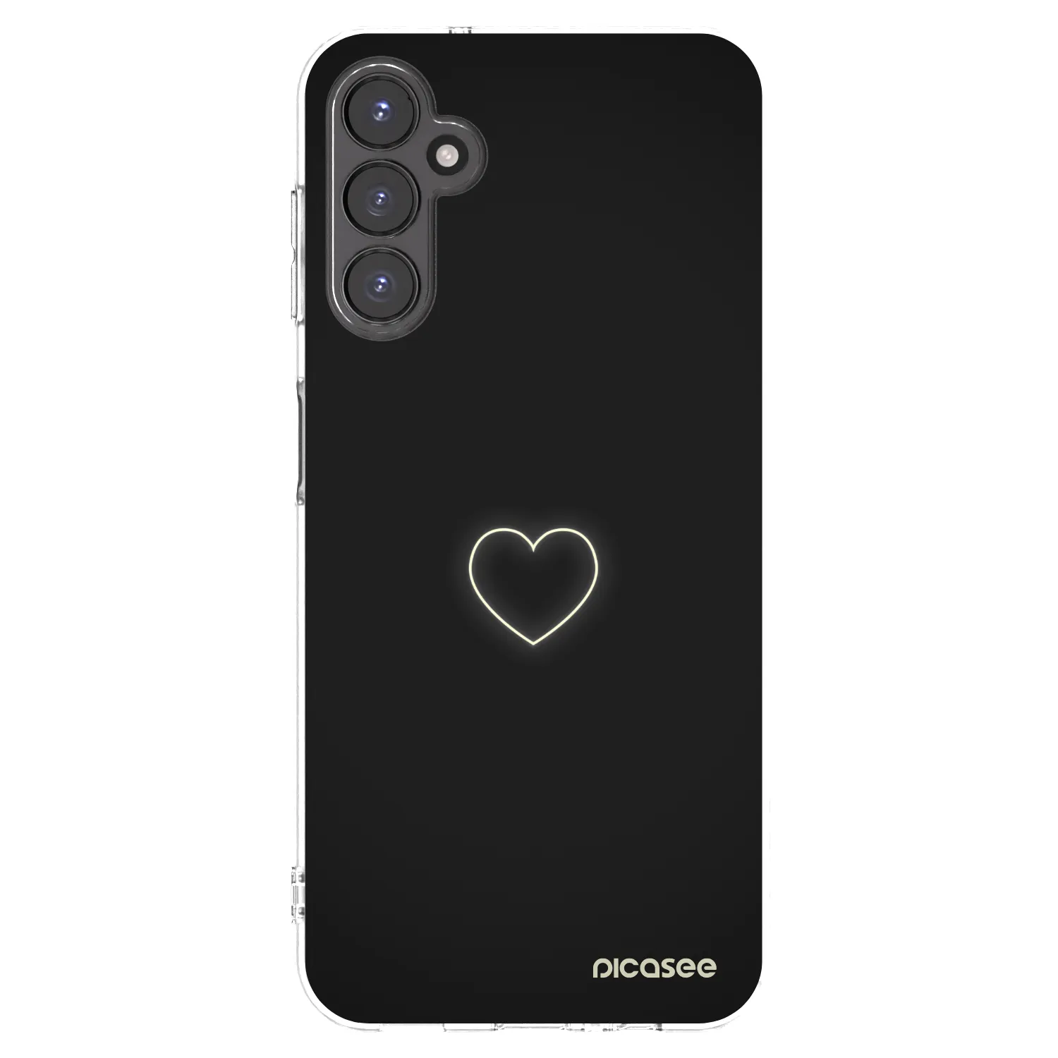 Picasee átlátszó szilikon tok az alábbi mobiltelefonokra Samsung Galaxy A14 4G A145R - Heart