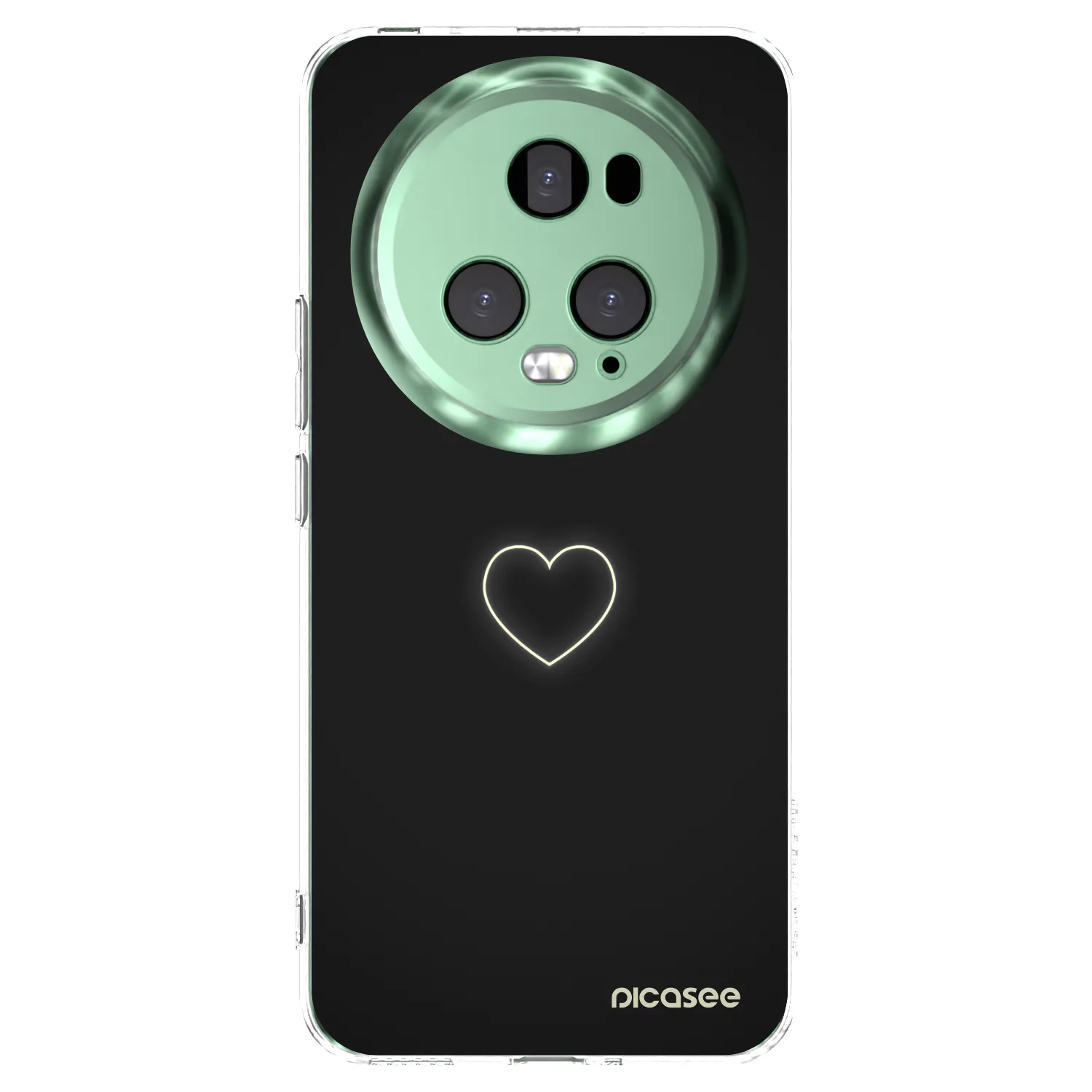 Picasee átlátszó szilikon tok az alábbi mobiltelefonokra Honor Magic5 Pro - Heart