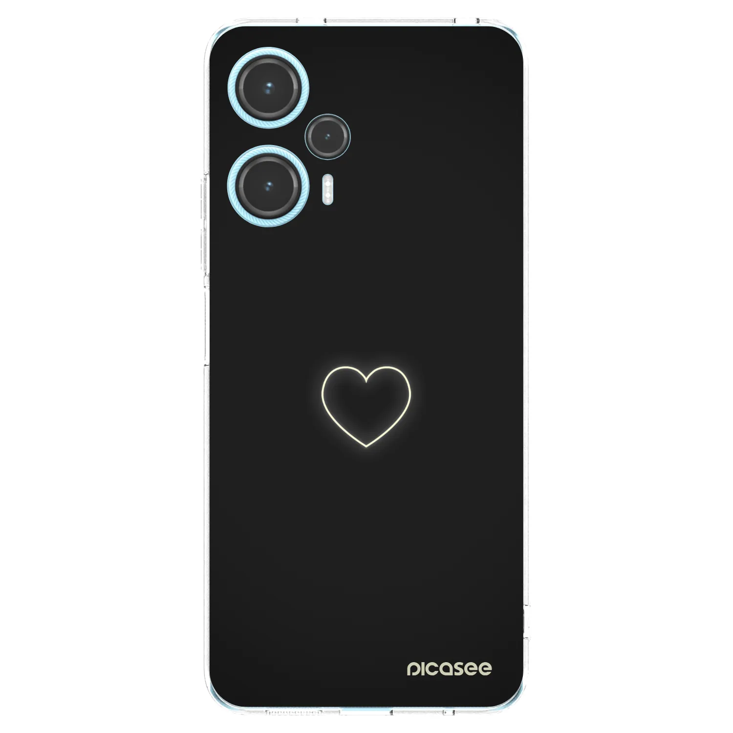 Picasee átlátszó szilikon tok az alábbi mobiltelefonokra Xiaomi Poco F5 - Heart