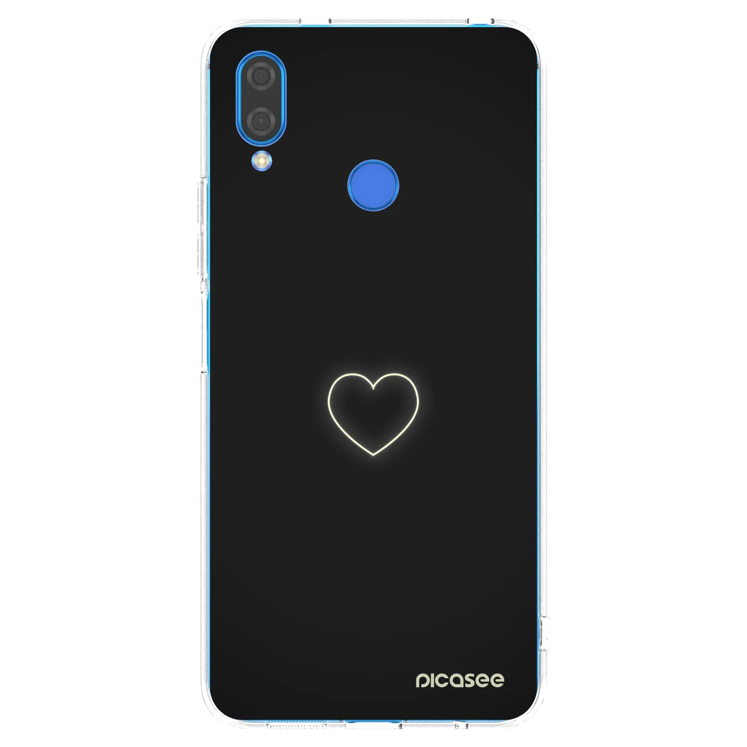 Picasee átlátszó szilikon tok az alábbi mobiltelefonokra Huawei Nova 3i - Heart