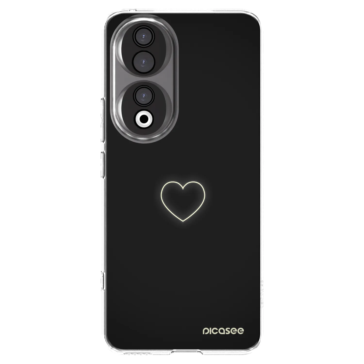 Picasee átlátszó szilikon tok az alábbi mobiltelefonokra Honor 90 5G - Heart