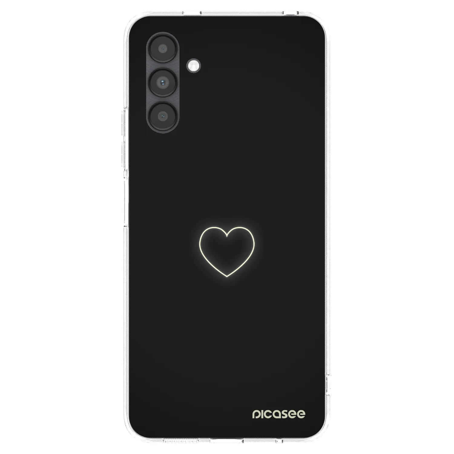 Picasee átlátszó szilikon tok az alábbi mobiltelefonokra Samsung Galaxy A04s A047F - Heart