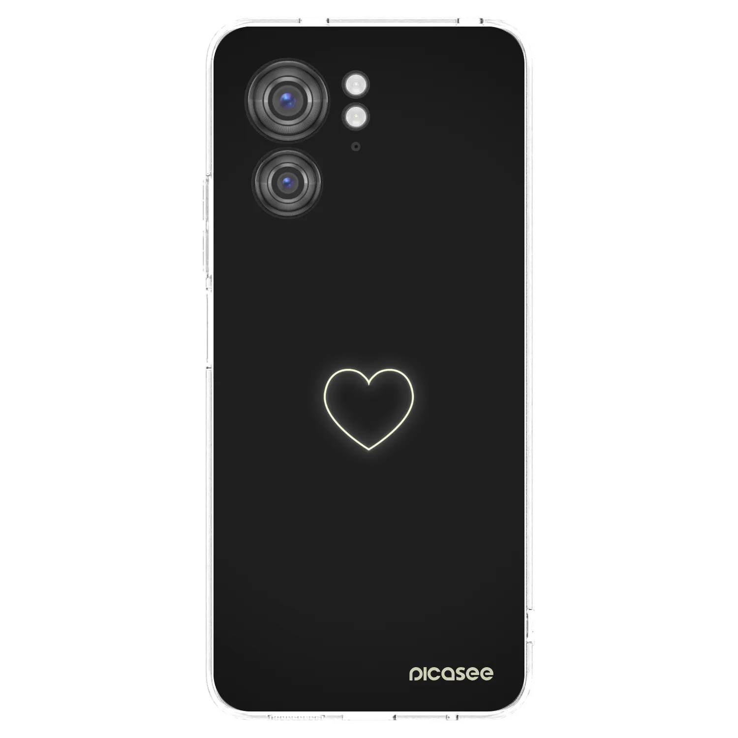Picasee átlátszó szilikon tok az alábbi mobiltelefonokra Motorola Edge 40 - Heart