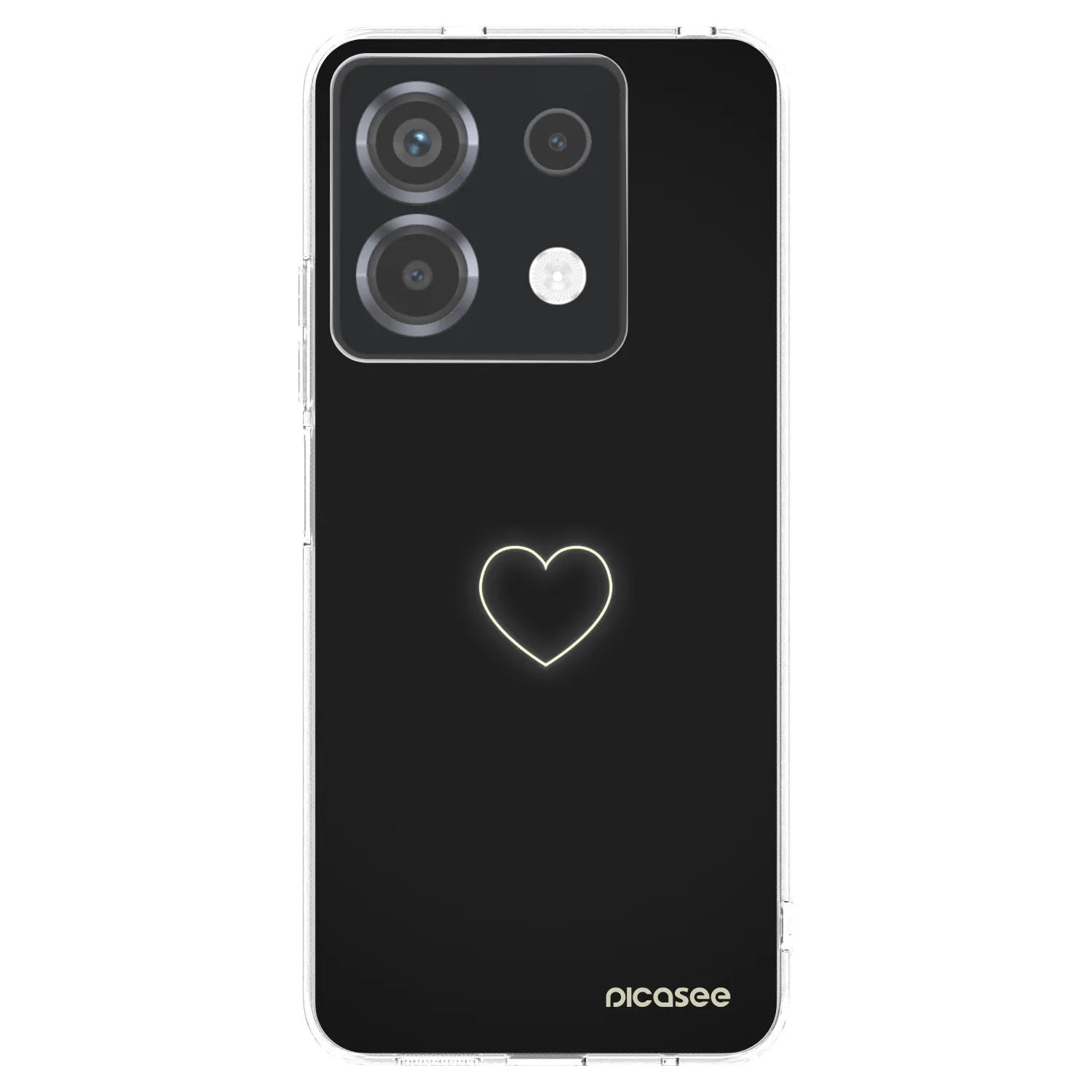 Picasee átlátszó szilikon tok az alábbi mobiltelefonokra Xiaomi Poco X6 - Heart