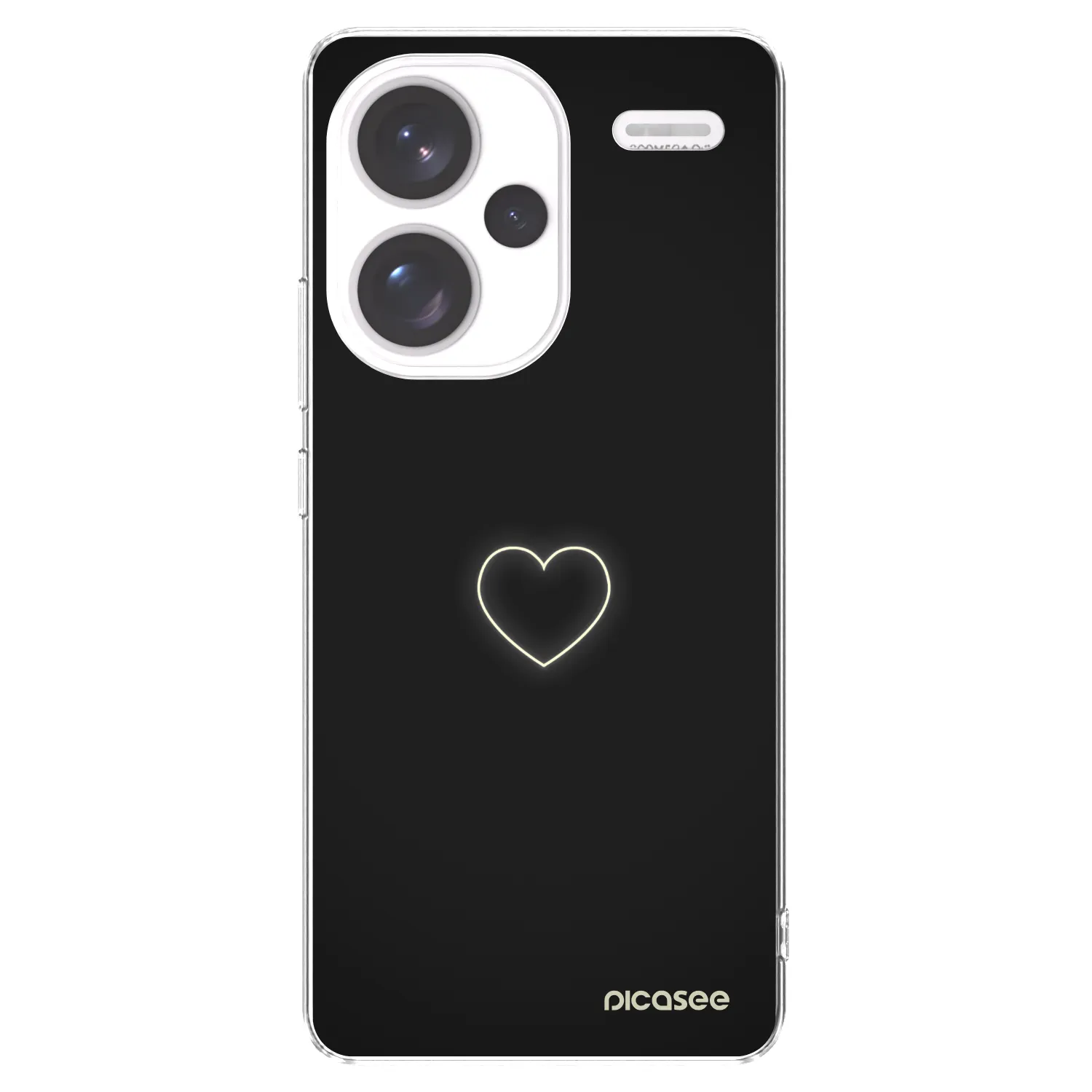 Picasee átlátszó szilikon tok az alábbi mobiltelefonokra Xiaomi Redmi Note 13 Pro+ 5G - Heart