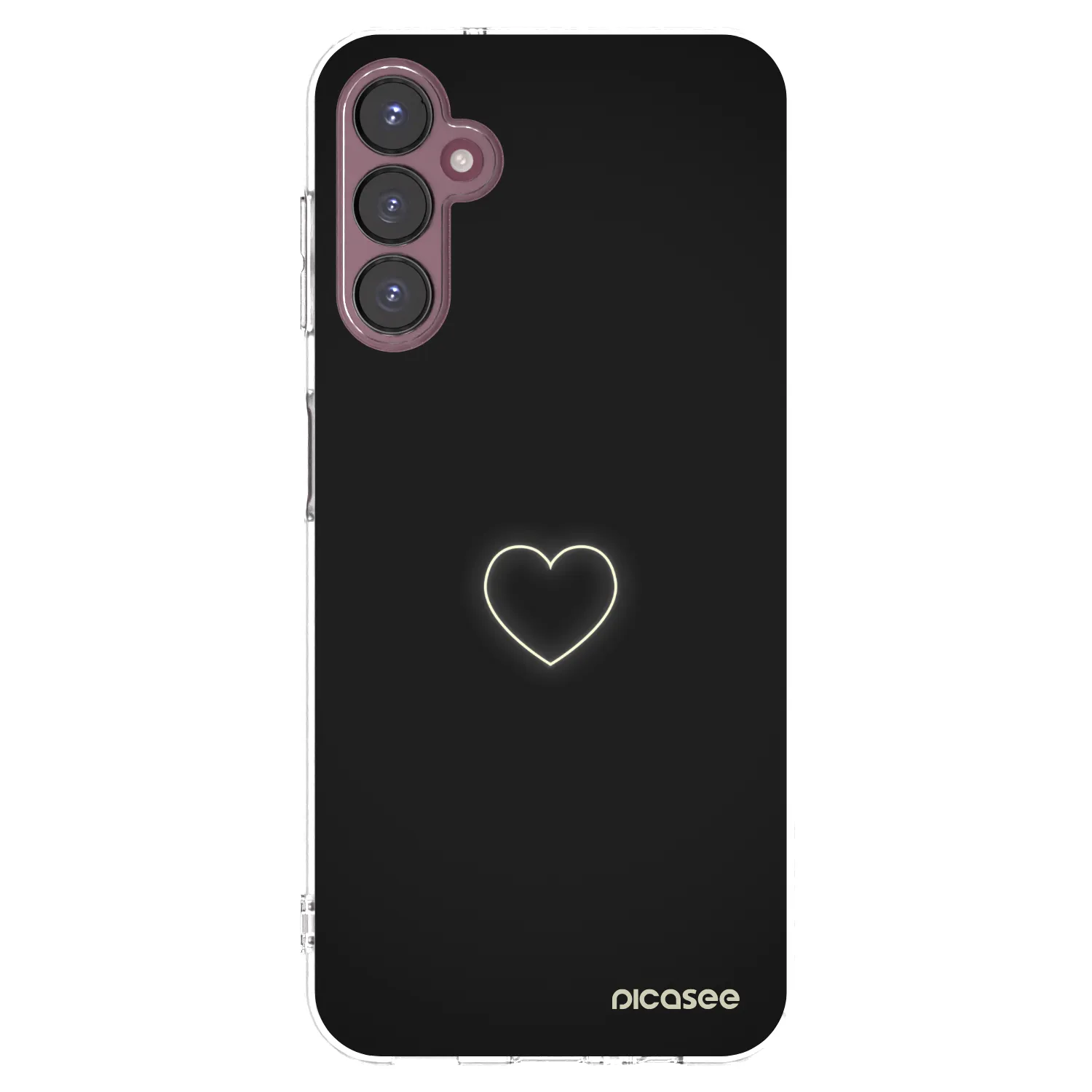 Picasee átlátszó szilikon tok az alábbi mobiltelefonokra Samsung Galaxy A05s A057G - Heart