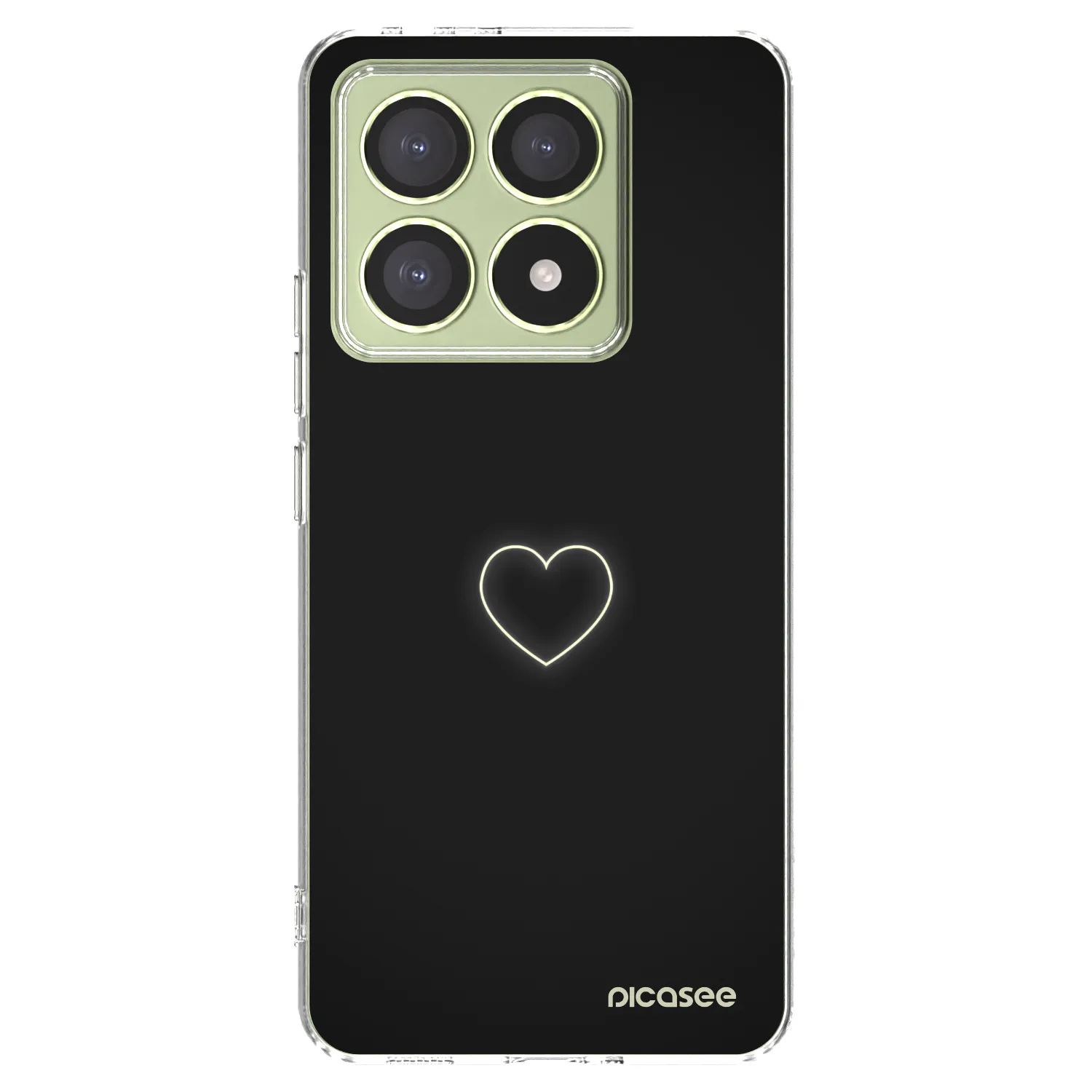 Picasee átlátszó szilikon tok az alábbi mobiltelefonokra Xiaomi 14T - Heart