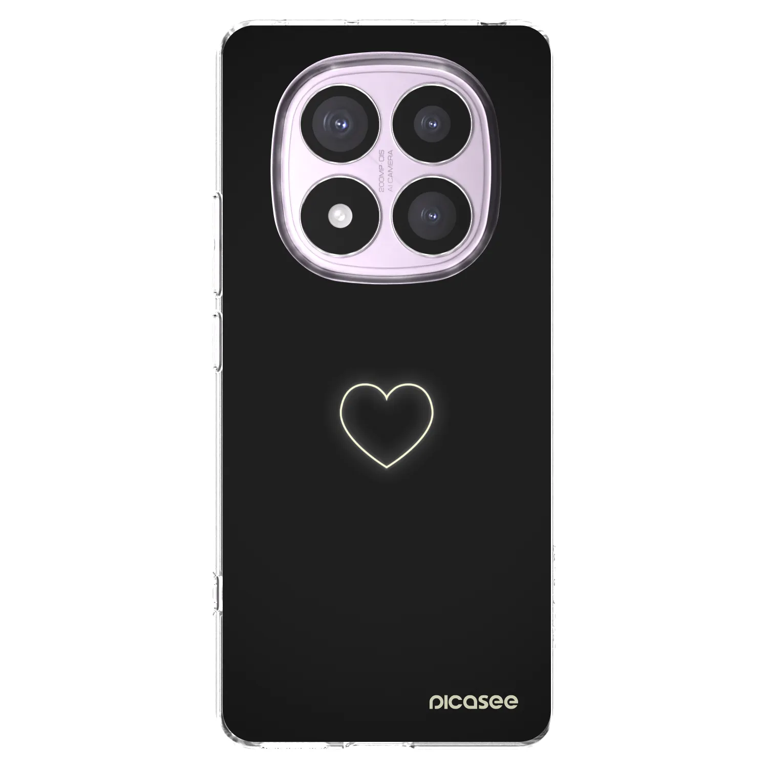 Picasee átlátszó szilikon tok az alábbi mobiltelefonokra Xiaomi Redmi Note 14 Pro 5G - Heart