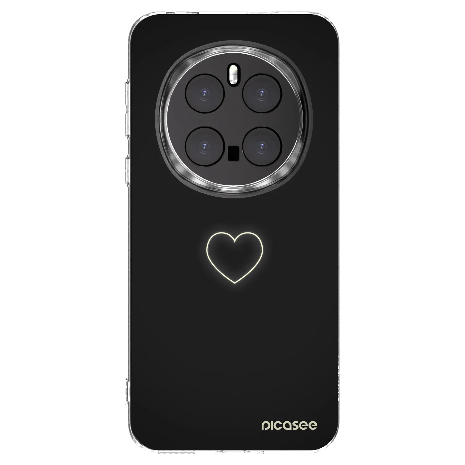 Picasee átlátszó szilikon tok az alábbi mobiltelefonokra Honor Magic7 Pro 5G - Heart