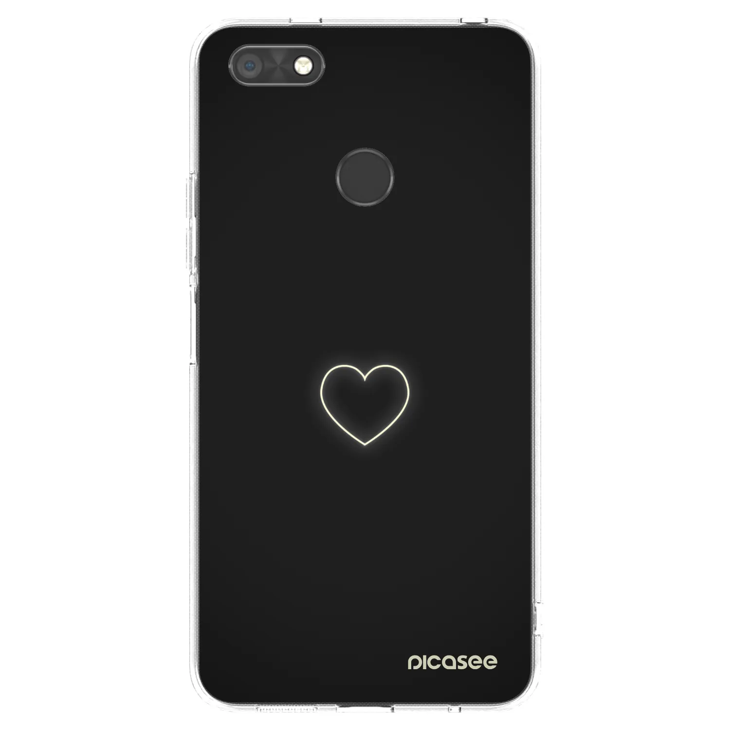 Picasee átlátszó szilikon tok az alábbi mobiltelefonokra Huawei P9 Lite Mini - Heart