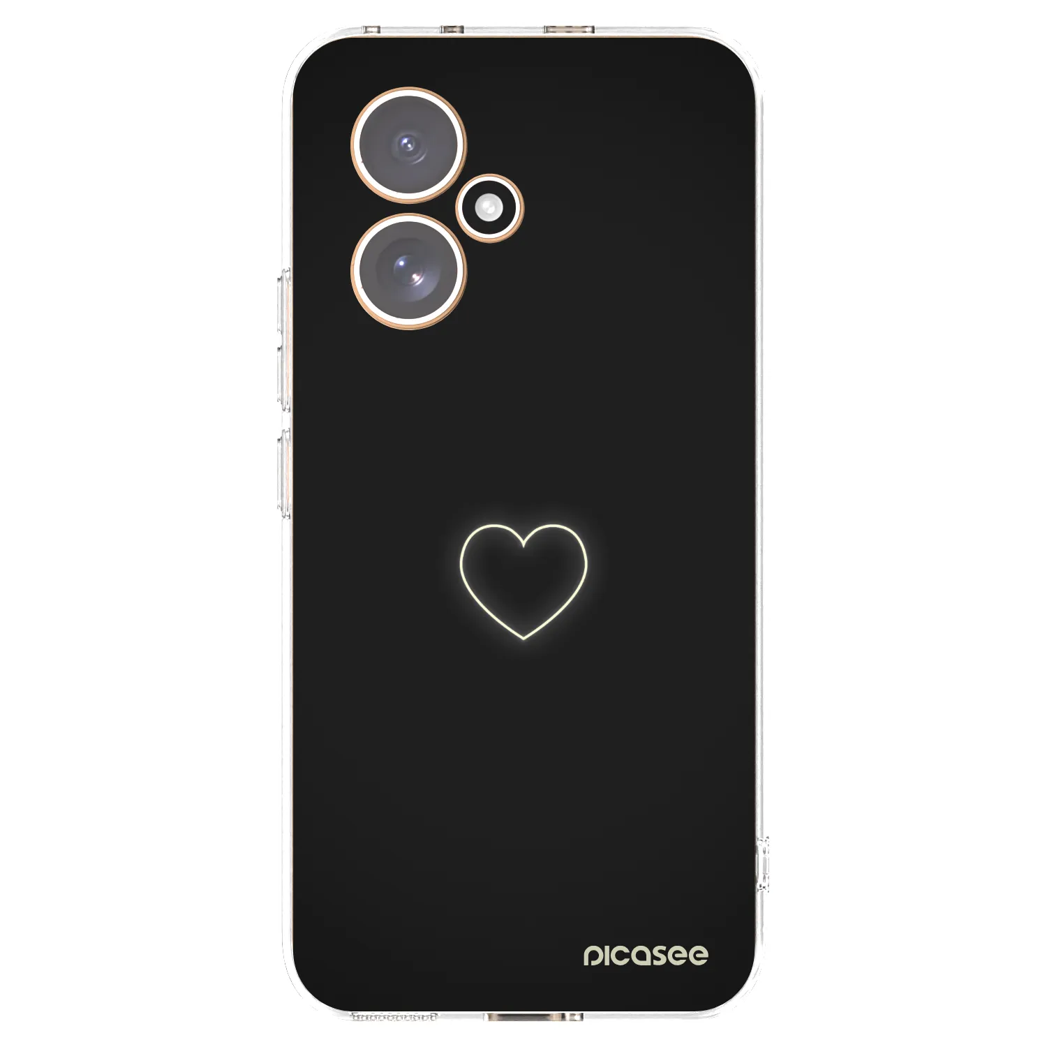 Picasee átlátszó szilikon tok az alábbi mobiltelefonokra Honor 400 5G - Heart