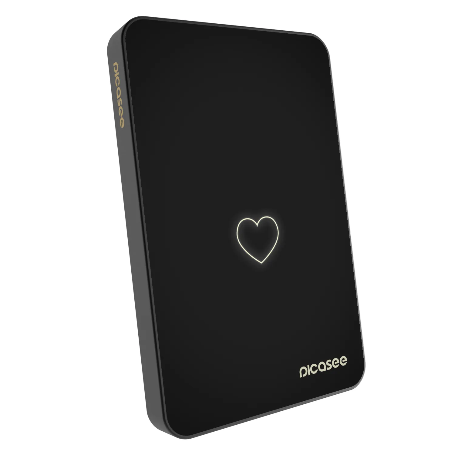 Picasee Powerbank MagSafe 5 000 mAh Szürke - Heart